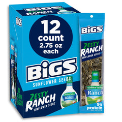 BIGS front packaging showing ranch branding and pouch benefits