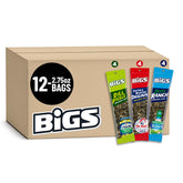 BIGS variety pack front view showing three flavors and packaging convenience