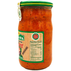 Biljana spoonful of ajvar showing smooth texture and creamy spreadability benefit
