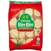 Bin Bin front packaging showing organic label and resealable pouch for portability