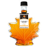 Biodélices maple-leaf bottle front showcasing elegant packaging and premium appeal