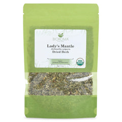 biokoma pouch front view showing label and resealable seal for freshness