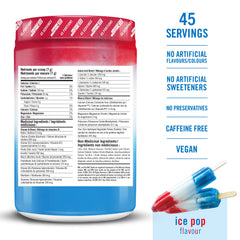 BIOSTEEL mixed in water in a bottle demonstrating clear, refreshing electrolyte drink