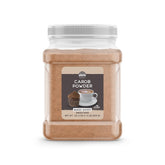 Birch & Meadow front packaging showing 1.4 lb carob powder and branding benefit convenience