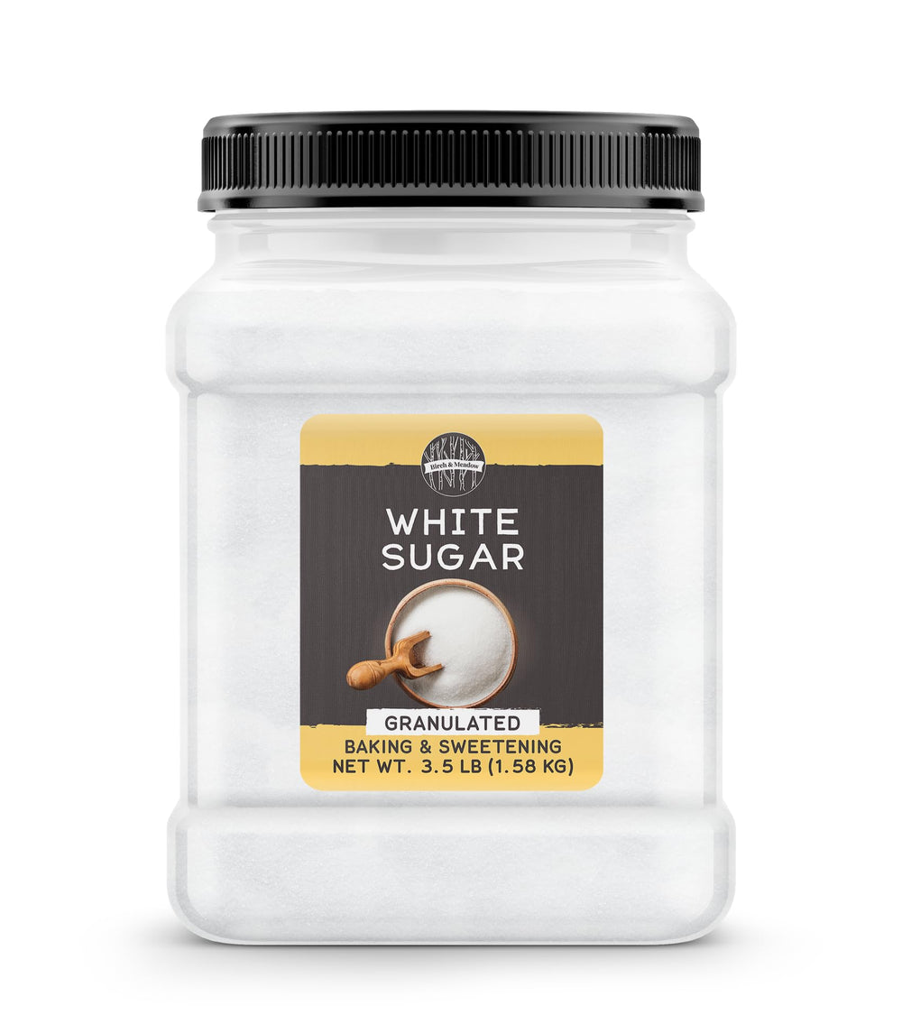 Birch & Meadow front packaging showing 3.5 lb bag and clear branding benefits