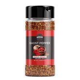 Birch & Meadow front packaging of ghost pepper flakes showing jar and label, bold flavor