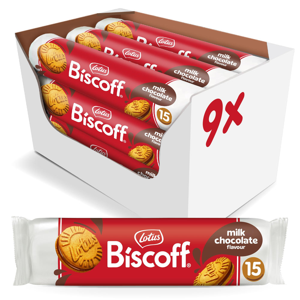 Biscoff front packaging showing multipack for easy stocking