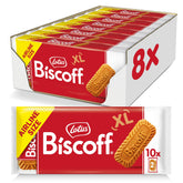 Biscoff front packaging showing two-pack sleeves and brand for pantry convenience