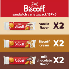 Biscoff individual roll wrapped for travel and portion control