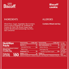 Biscoff label and ingredients view showing natural vegan, non‑GMO benefits