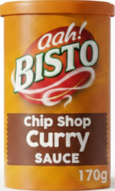Bisto tub front view showing brand and easy sauce preparation benefit