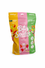 Bites By Sweden front packaging showing brand and colorful mix, inviting authentic taste