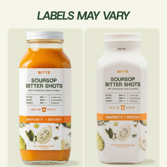 bitte label close-up highlighting ingredients and clean formula benefit