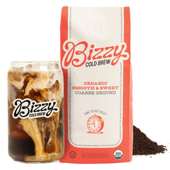 Bizzy front packaging showing 1 lb bag and organic label for clear identification and trust
