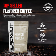 Blackout Coffee Co. ground texture close-up revealing medium grind for consistent extraction and flavor