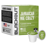Blackout Coffee Co. front packaging showing Jamaican Me Crazy imagery and count for easy selection