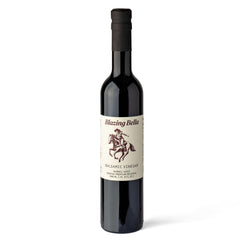 Blazing Bella front bottle of Modena balsamic showcasing premium presentation and authenticity