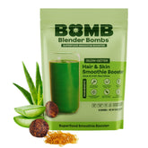 Blender Bombs front packaging showing Glow Getter and serving count, highlights convenience