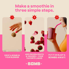 Blender Bombs single serving scoop ready to add for precise portioning