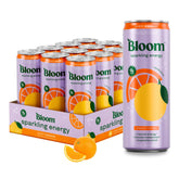 Bloom Nutrition front packaging showing 12-pack and bold flavor appeal