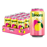 Bloom Nutrition front can showing raspberry lemon label and bright color benefit