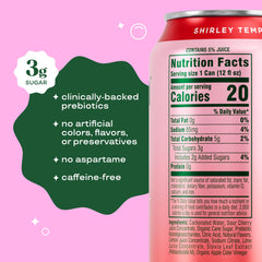 Bloom Nutrition back label close-up listing prebiotic ingredients benefit