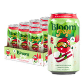 Bloom Nutrition can front packaging showing Winter Pomberry flavor and benefits