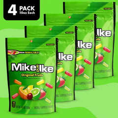 Bloom's Mike and Ike close-up of candy texture showing soft chew and bright colors