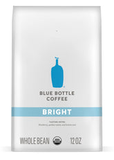 Blue Bottle Coffee front packaging showing brand and organic 12 oz