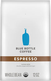 Blue Bottle Coffee bag front view showing blend name and weight for clear product identification