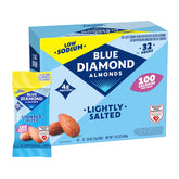Blue Diamond front packaging showing 32 count multipack and benefit of portion control