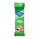 Blue Diamond front packaging showing wasabi & soy 12-pack and convenience