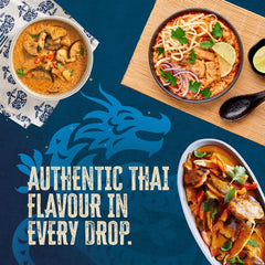 Blue Dragon pad thai sauce sachet detail showing concentrated flavor