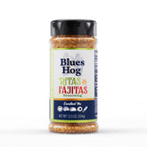 Blues Hog front packaging showing the 12.5oz jar and label benefit clarity