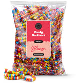 Blunon front packaging showing 100-count bulk candy necklaces for easy party distribution