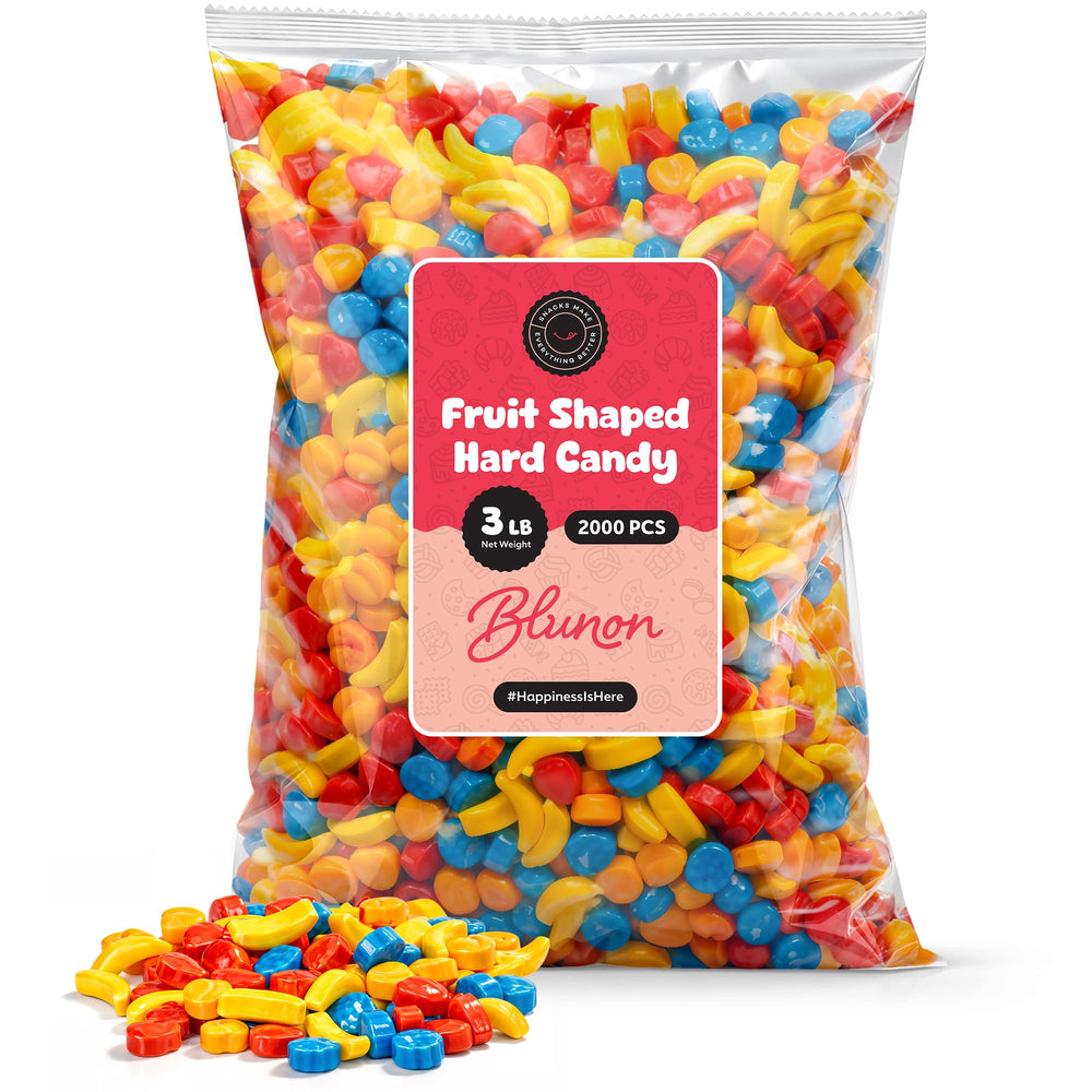 Blunon front packaging shows 3 lb resealable bag and quantity benefit