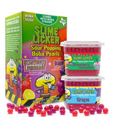 BOBAVIDA front packaging showing both flavor tubs and convenience