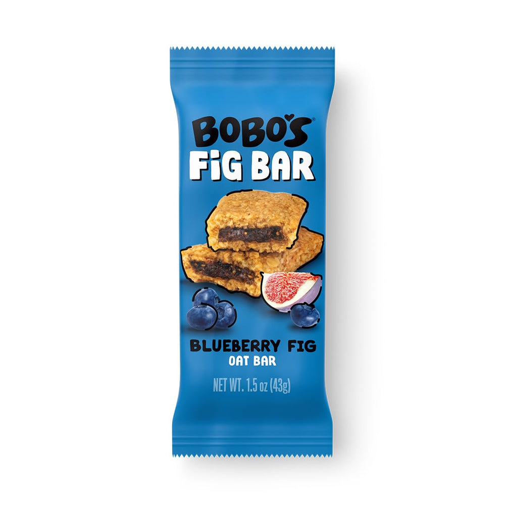 Bobo's front packaging showing 30-count box and clear labeling convenience