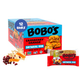 Bobo's front packaging showing 12-pack and benefits