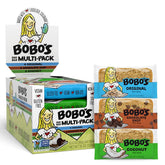 Bobo's front box packaging showing variety pack for quick pantry stocking
