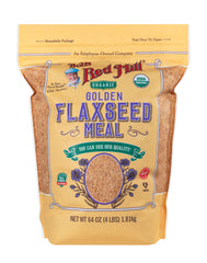 Bob's Red Mill front packaging 64oz showing label and size, convenient pantry supply