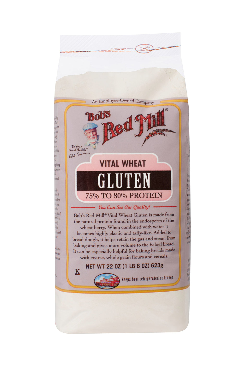 Bob's Red Mill front packaging showing 22-ounce bag and branding for quick identification