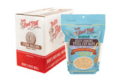 Bob's Red Mill front package shown for quick cooking steel cut oats, highlighting convenience