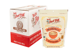Bob's Red Mill front packaging showing product and weight for quick identification and trust