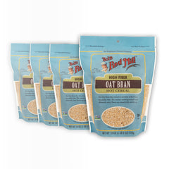 Bob's Red Mill front packaging showing oat bran for quick breakfasts