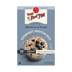 Bob's Red Mill opened packet with dry mix visible and easy-prepare benefit