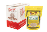 Bob's Red Mill front packaging of Scottish oatmeal showing organic label and size