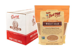 Bob's Red Mill front packaging of wheat bran showing product name and size benefits