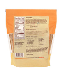 Bob's Red Mill wheat bran folded into bran muffins showing added texture and rise