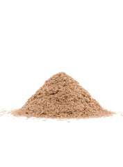 Bob's Red Mill wheat bran sprinkled on oatmeal adding fiber and thickness